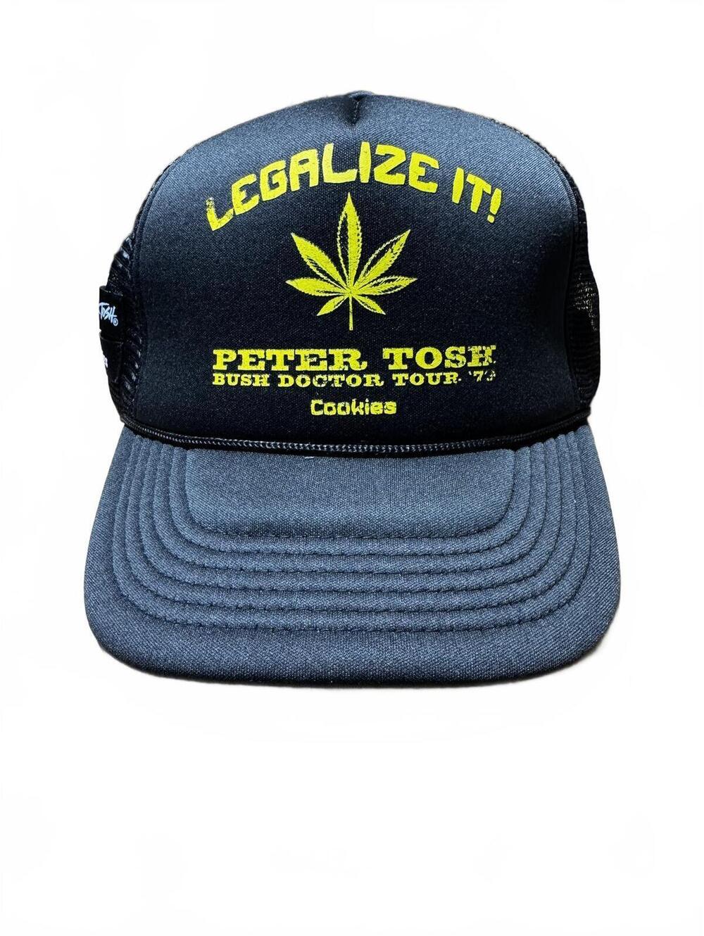Cookies x Peter Tosh "Legalize It!" Trucker Hat Black/Yellow